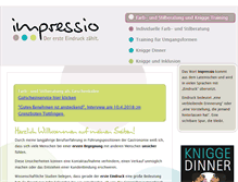 Tablet Screenshot of impressio-rv.de